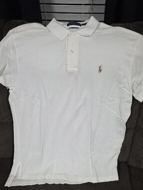 Ralph Lauren White Polo with Small Embroidered Pony